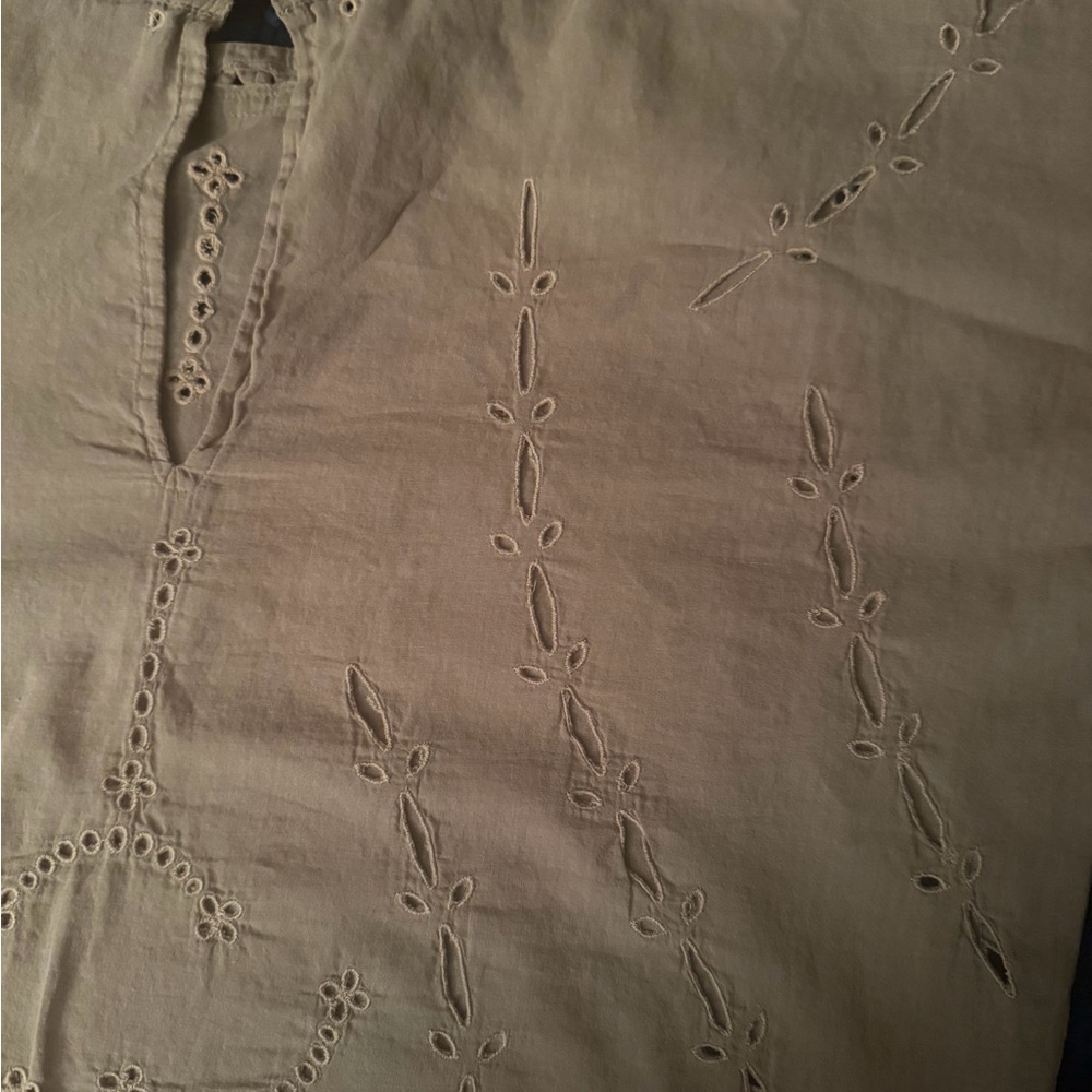 IRO Beige Embroidered Blouse - Picture 6 of 16